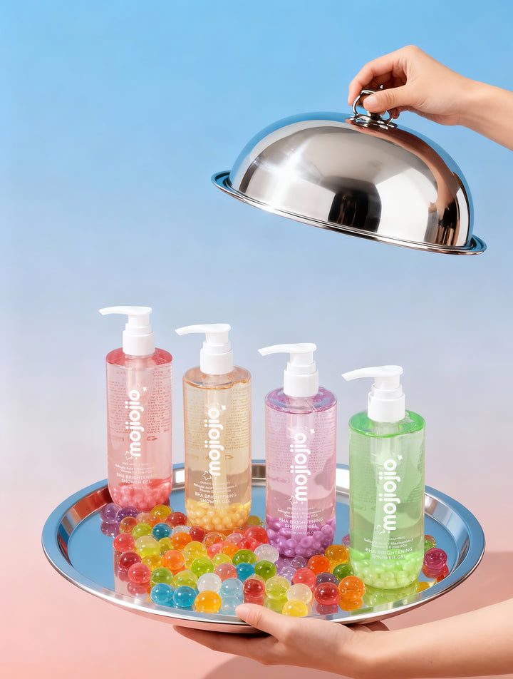 Mojiojio Beauty Mint & Cucumber BHA Brightening Shower Gel 300ml