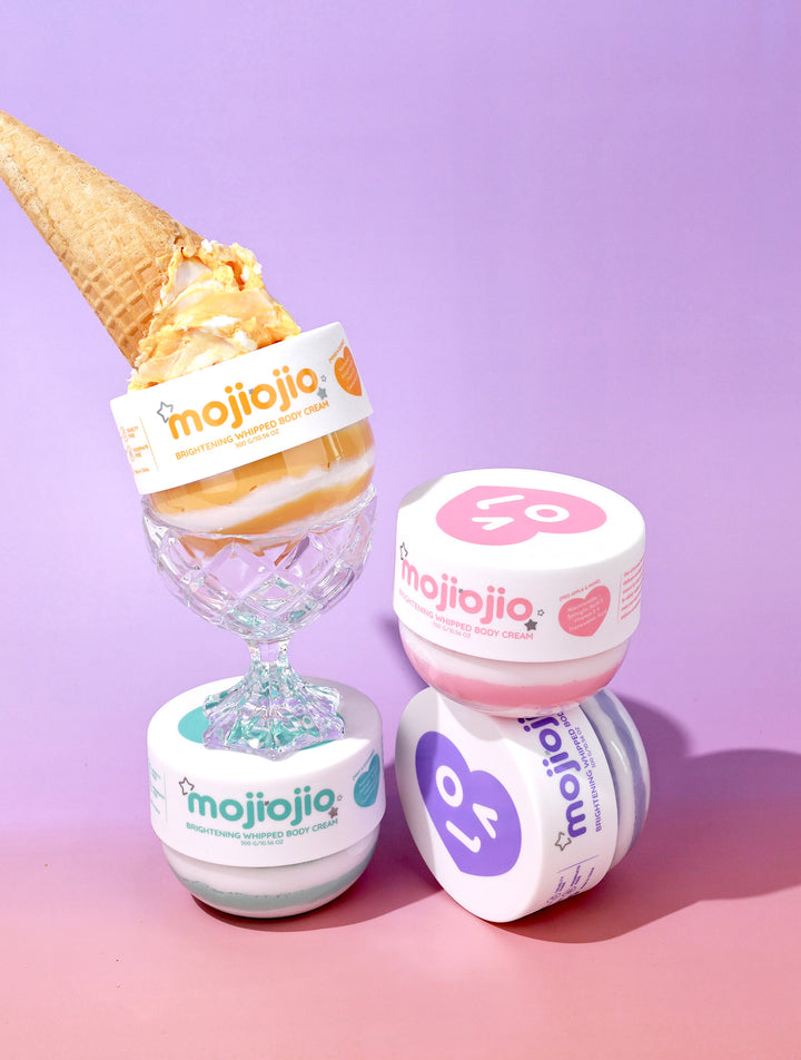 Mojiojio Beauty Berry & Sakrua Brightening Whipped Body Cream 300g