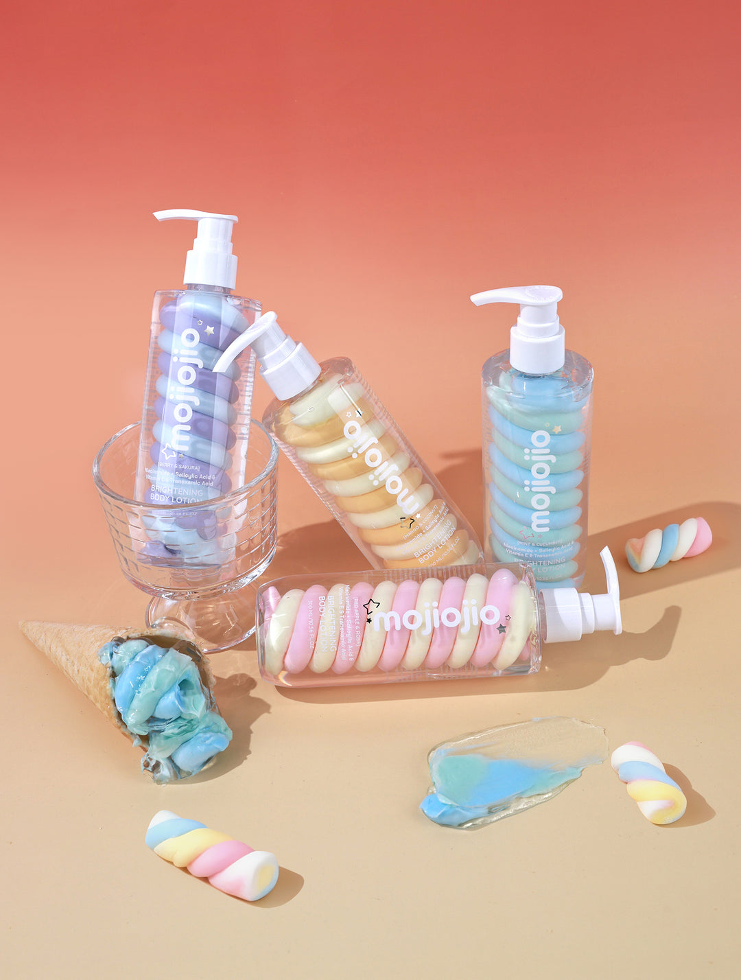 Mojiojio Beauty Red Apple & Rose Brightening Body Lotion 300ml