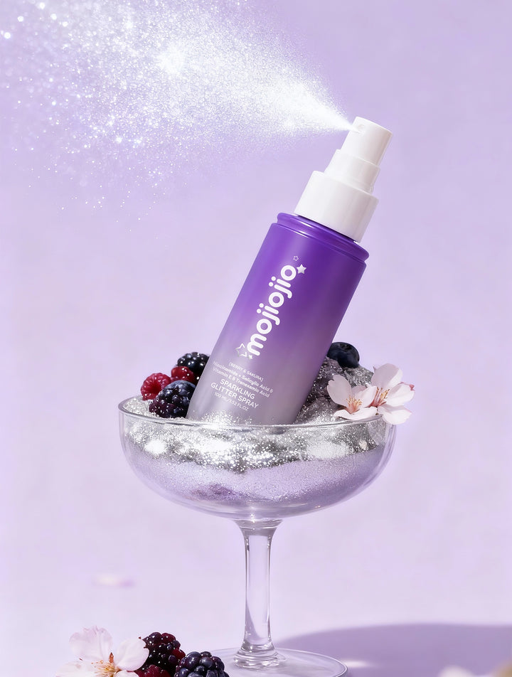 Mojiojio Beauty Berry & Sakrua Sparkling Glitter Spray 100ml