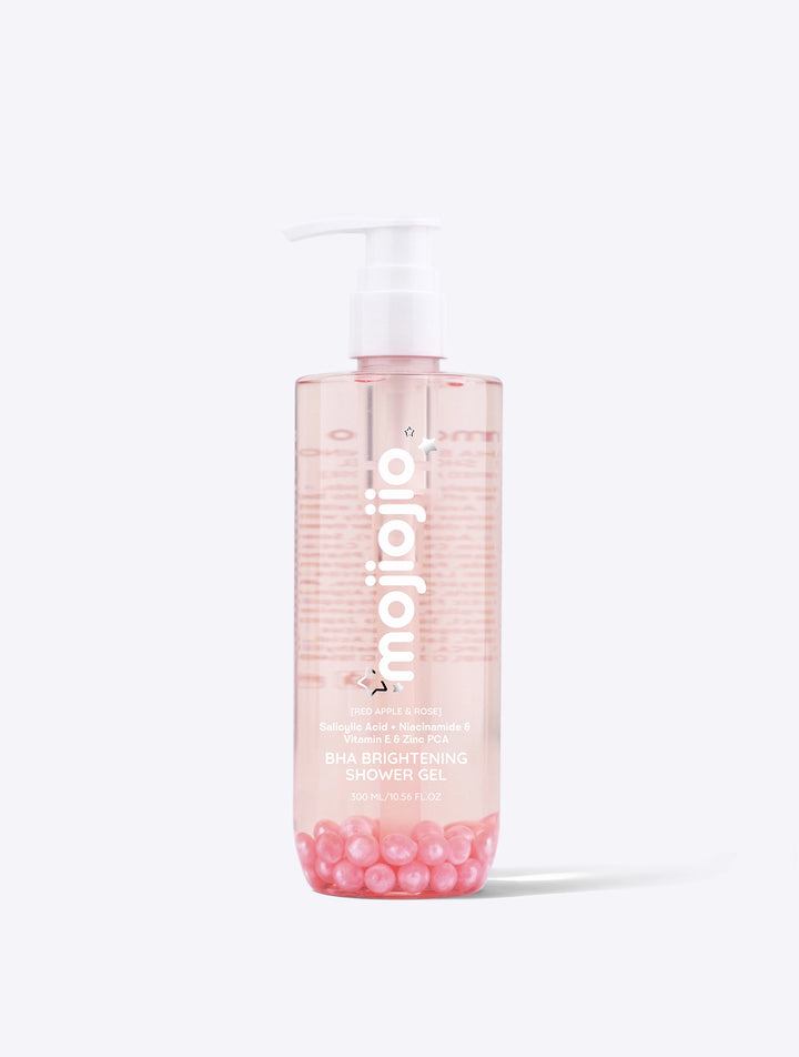 Mojiojio Beauty Red Apple & Rose BHA Brightening Shower Gel 300ml