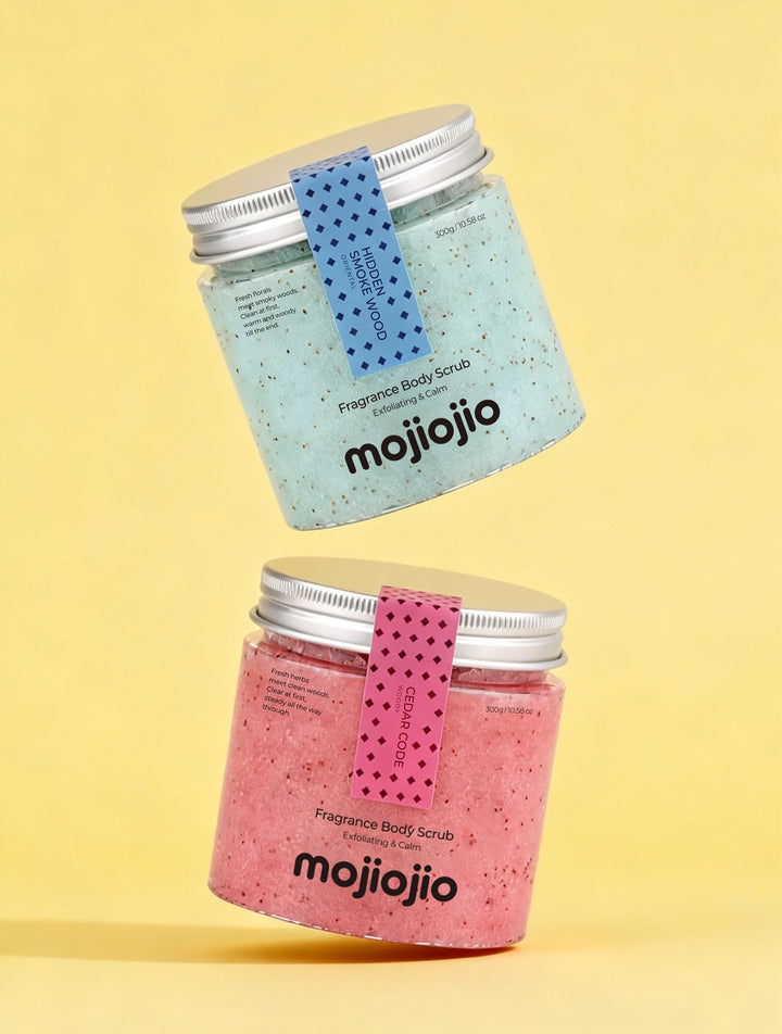 mojiojio Fragrance Hidden Smoke Wood Body Scrub 200g