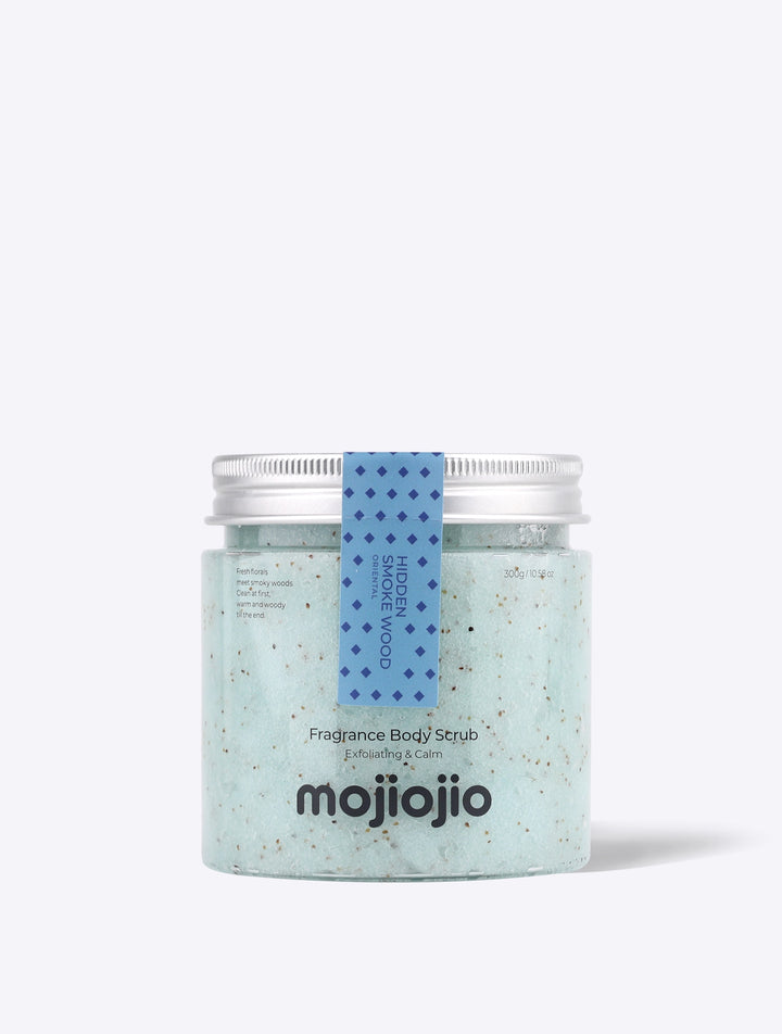 mojiojio Fragrance Hidden Smoke Wood Body Scrub 200g