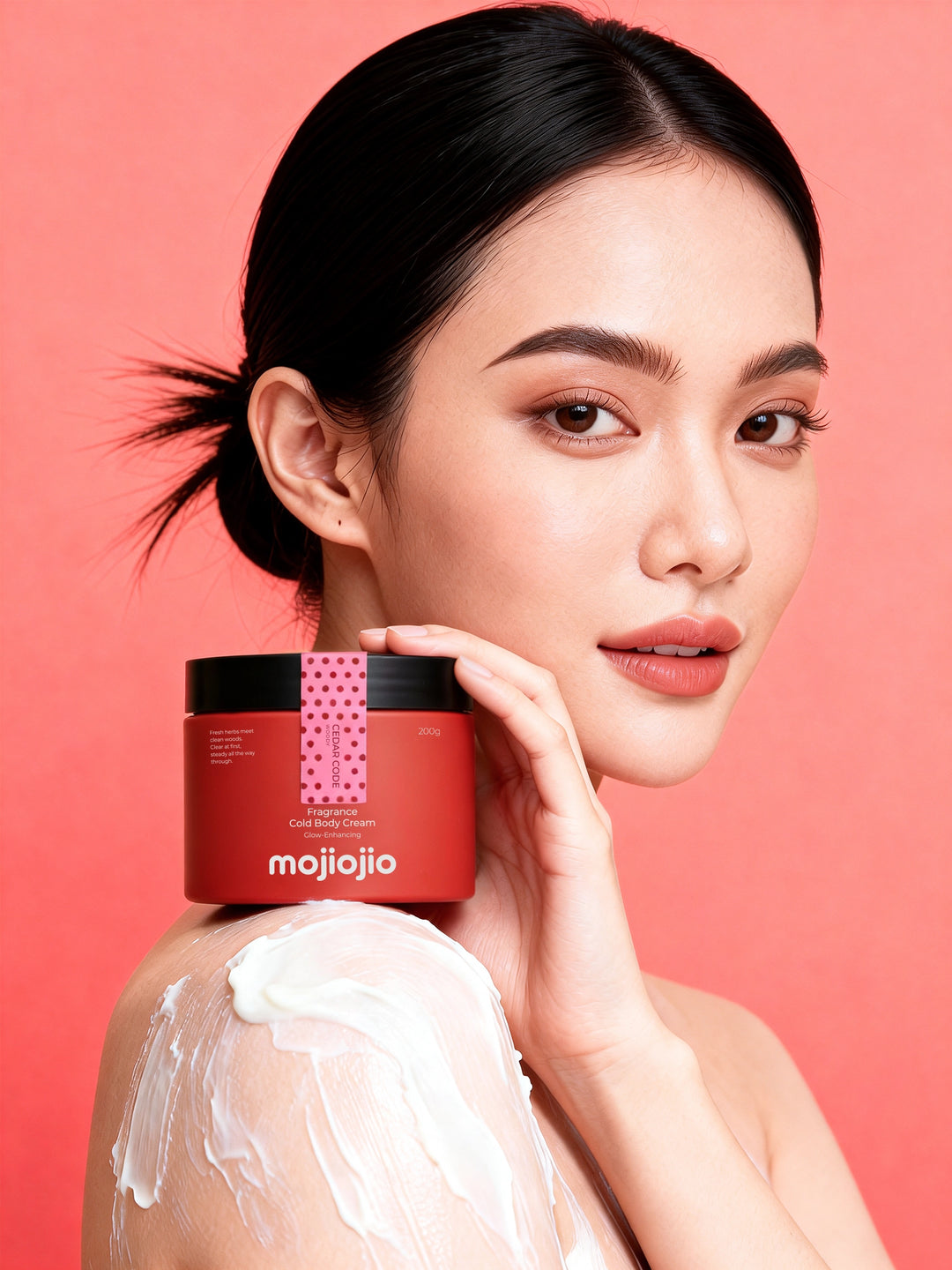 mojiojio Fragrance Cedar Code Cold Body Cream 200g