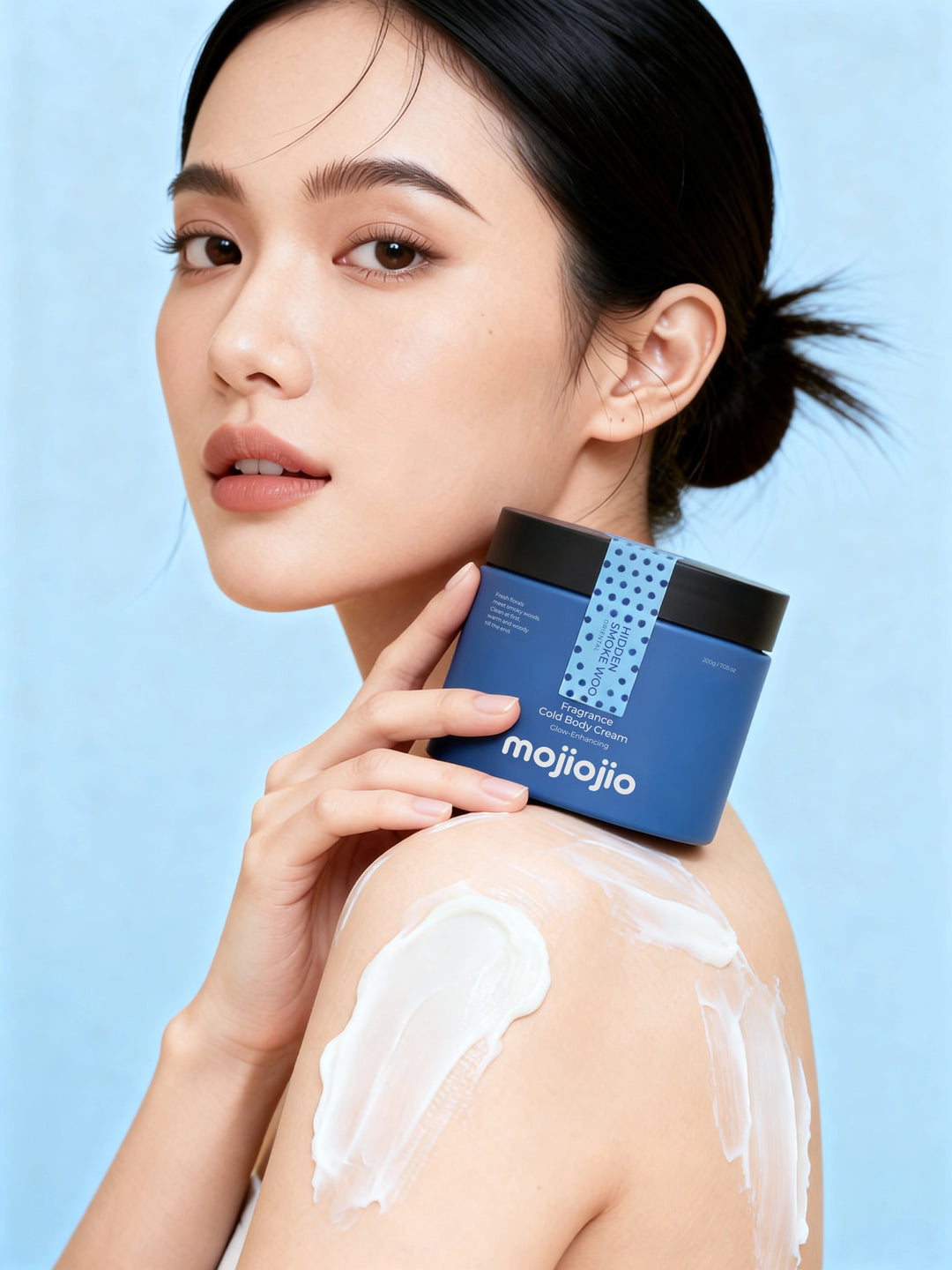 mojiojio Fragrance Hidden Smoke Wood Cold Body Cream 200g