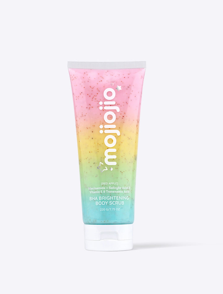 Mojiojio Beauty Red Apple & Rose Bha Brightening Body Scrub 220g